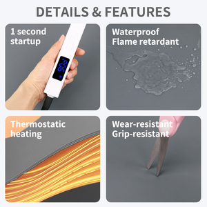 Hạt giống nhiệt mat với nhiệt cho hạt giống bắt đầu thủy canh sưởi ấm Pad Silicone hạt giống nóng lên Mat cho các nhà máy - Product Image 4