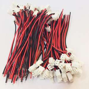 ミニマイクロJST <span class=keywords><strong>2</strong></span>.54 XH <span class=keywords><strong>2</strong></span>ピンコネクタプラグ、ワイヤケーブル付き、<span class=keywords><strong>2</strong></span>、3、4、5、6ピンコネクタ、26AWG、150mm - Product Image 5