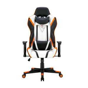 Chaise de jeu ergonomique moderne en cuir, fauteuil inclinable réglable en hauteur, base en nylon, <span class=keywords><strong>Scorpion</strong></span>, vérin à gaz à 3 étages - Product Image 1