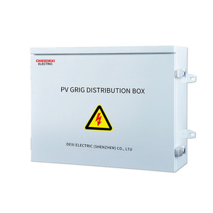 Солнечный комбинировочный бокс CHSZDEXI PVBOX-3-1 IP66 для солнечных батарей, 3 входа, 1 выход, 32А, 1000В DC, серая стальная панель, настраиваемый - Product Image 6