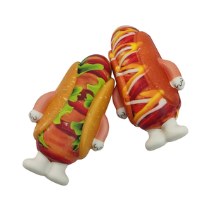 Wholesale Hines Cute Anti Stress Squishy Toy Food Pizza Hot Dog Anthropomorphic Slow Rising PU Foam Squeeze Unisex - Product Image 3