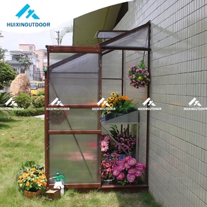 Petite lumière de jardin <span class=keywords><strong>Serre</strong></span> espagnole <span class=keywords><strong>Mini</strong></span> <span class=keywords><strong>serre</strong></span> à 4 niveaux Cadre en métal facile à assembler Bois traité sous pression de type naturel pour le froid - Product Image 5