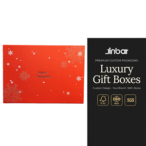 <span class=keywords><strong>Cajas</strong></span> de Regalo Navideñas Premium Jinbar con Tapas, <span class=keywords><strong>Cajas</strong></span> <span class=keywords><strong>Decorativas</strong></span> para Regalos, Caja de Regalo Magnética Grande para Envolver Regalos de Navidad - Product Image 1