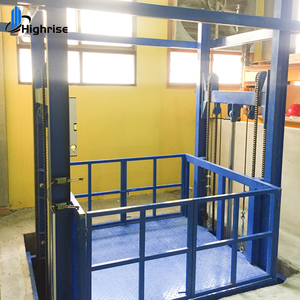 Kılavuz ray tipi depo yüksek hızlı kargo kaldırma platformu asansör 1.5 ton dış kargo asansörü - Product Image 4
