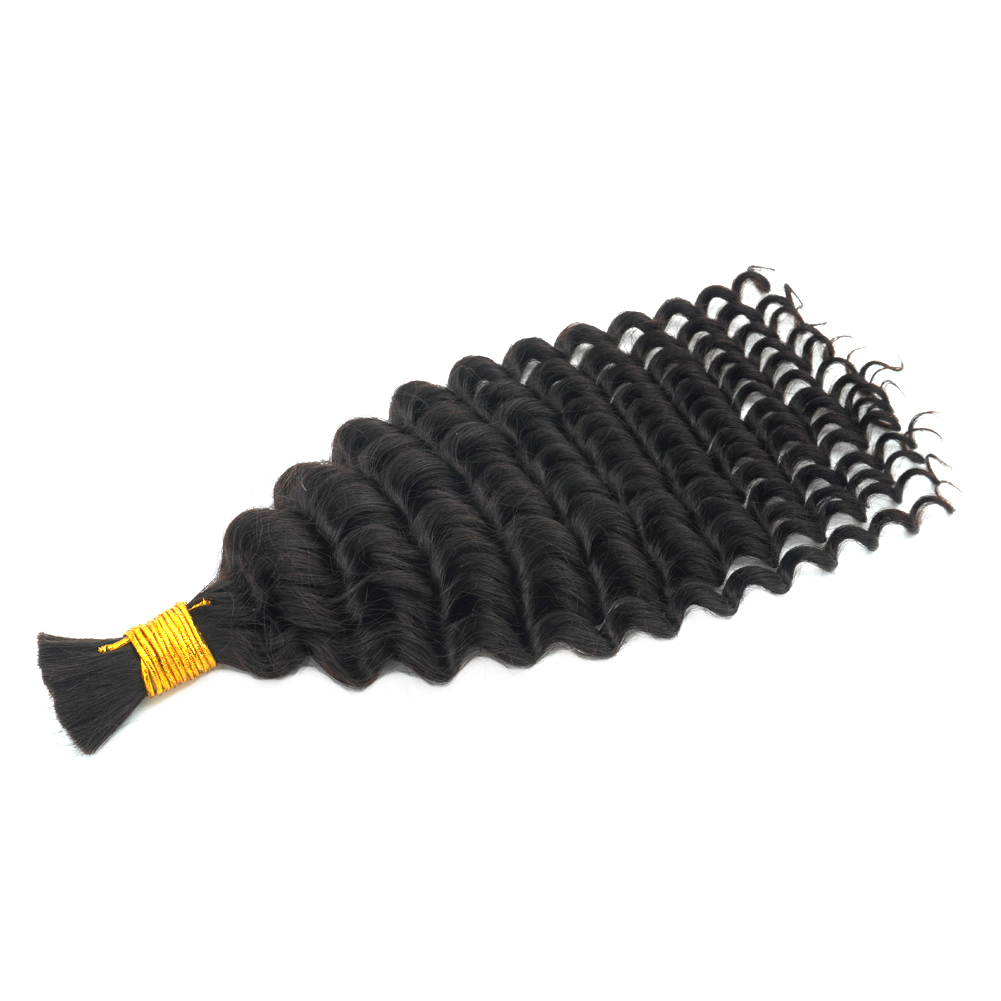 KAMA Brazilian Hair Extensions Raw Deap Curly Wet Wavy Bone Straight Loose Deep Wave Braiding Hair Bulk 8-28 Inches Tape Hair Detail Section 6