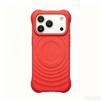 [Sans Logo] Coque de Téléphone Magnétique à Motif Animal pour 17 Pro Max/ 16 Pro, Étui Antichoc en Acrylique Trois-en-un