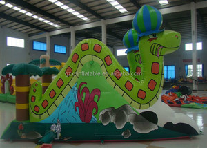 Thiết kế mới nhỏ sân sau Kid động vật chủ đề PVC rắn Inflatable khô trượt cho công viên giải trí - Product Image 3