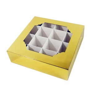 8 Inch Gold Silver White Black Pink Chocolate <b>Box</b> Reusable <b>Candy</b> Packaging <b>Box</b> - Product Image 3