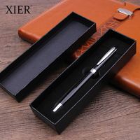 Emballage en carton de luxe avec Logo personnalisé, boîte en papier noire de haute qualité pour stylo, boîte cadeau de luxe, pièces