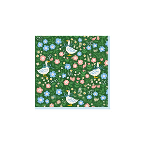 Ensemble d'assiettes en papier à motif floral et <span class=keywords><strong>canard</strong></span> JIALIN, articles de décoration pour fête d'anniversaire, assiettes en papier jetables, gobelets en papier - Product Image 6