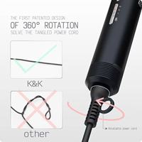 Vente chaude Ti Tok 1800W Salon professionnel à haute vitesse à ions négatifs Sèche-cheveux professionnel à ions moteur sans balais