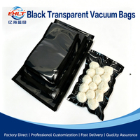 Bolsa de Vacío con Parte Trasera Negra y Parte Delantera Transparente, Grado Alimenticio, a Prueba de Luz, Sellado Térmico, para Alimentos Cocinados y Conservación de Carne