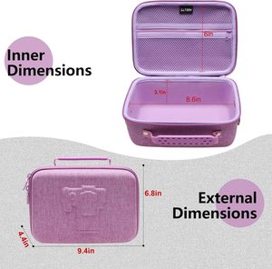Étui pour appareil photo compatible avec Canon EOS Rebel T7/R50/R6 Mark II/R100/R50 V/T6/R8/R10/R5, avec 4 séparateurs et bandoulière - Product Image 3