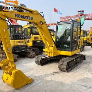 Excavadora de cadenas pequeña Komatsu PC58 PC58-8 usada, con pocas horas de uso, motor incluido, 5.8 toneladas, en stock. - Product Image 2