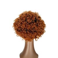 Perruque Courte Bouclée Pixie Pas Chère en Cheveux Humains Naturels, Perruques Frontales Bouclées pour Femmes Noires, Perruque Humaine
