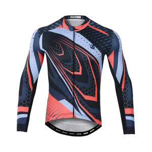 Bulk Custom Color Matching Sublimation Printed Lightweight Style Material UV Protection Long Sleeve Spring Autumn <b>Road</b> Bike - Product Image 1