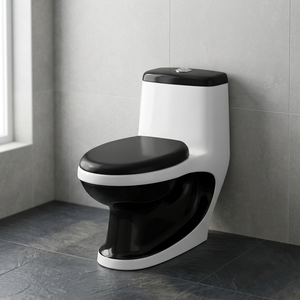 ห้องน้ำในโรงแรมแบบตะวันตกสีขาวเซรามิกสีขาวสินค้าจีน - Product Image 5
