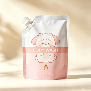 Prix d'usine – Sachet souple personnalisé imprimé avec bec verseur, pochette verticale pour échantillons de conditionneur - Product Image 3