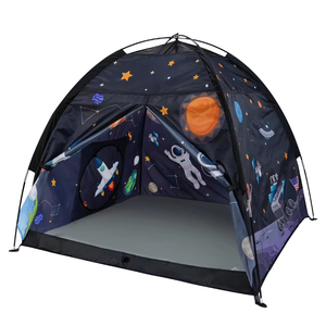 Carpa <span class=keywords><strong>de</strong></span> Juego Infantil Plegable Personalizada <span class=keywords><strong>para</strong></span> Interiores, Casa <span class=keywords><strong>de</strong></span> Juego <span class=keywords><strong>para</strong></span> Niños, Carpa Espacial <span class=keywords><strong>de</strong></span> Poliéster con Estampado del Cosmos - Product Image 1