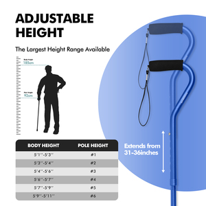 Изготовленный на заказ 3 физиотерапевтическое оборудование, офсетная печать одной основе складные трости палки для пожилых старый с одиночным база - Product Image 6