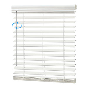 Persianas Venecianas de PVC con Lamas de Imitación Madera, Resistentes al Agua y al Fuego, con Control Manual/Automático, de Fortune Factory Supply - Product Image 2