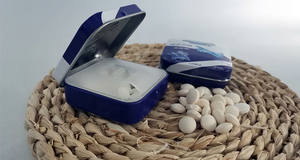Caja de hojalata <span class=keywords><strong>con</strong></span> logotipo 3D personalizado, caramelos duros de menta, xilitol múltiple, incluyendo fresa Afrutada, limón, sin azúcar, certificado Kosher - Product Image 4