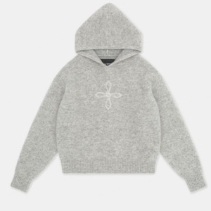 Vente en gros Sweat à capuche pour femme en coton épais, sans cordon de serrage, coupe oversize, avec logo imprimé numérique personnalisé - Product Image 3