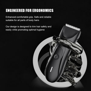 Men's Type C USB Charging Body Groin Hair Cordless Trimmer Electric Clippers 0mm Guard Private Part <strong>Balls</strong> <strong>Shaver</strong> <strong>for</strong> Men - Product Image 4