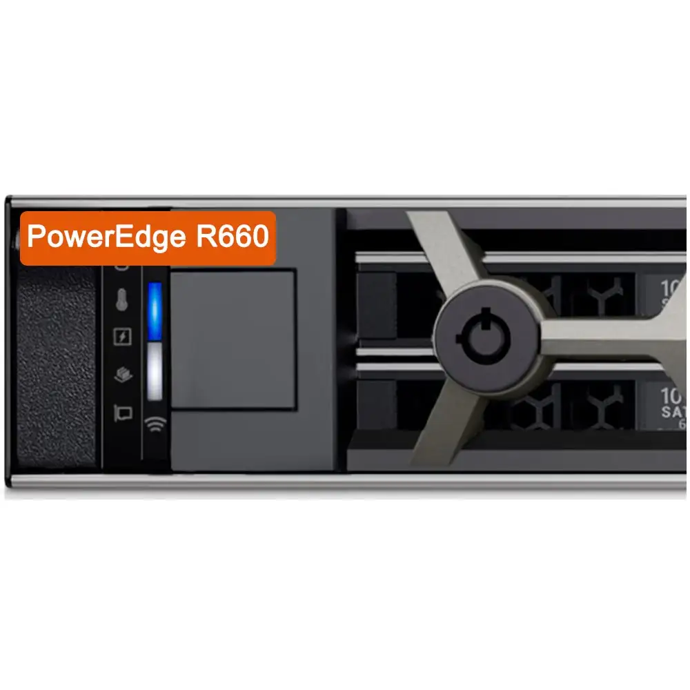 جديد Dell Poweredge R660 رف سيرفر emc أداء BIOS إعدادات موفر للطاقة ديل متحكم الطاقة النشط 4 مراوح قياسية