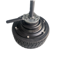 Moteur de moyeu 24V 36V 500W 48V 6 pouces pour robots électriques, kit moteur BLDC à couple élevé avec frein magnétique pour fauteuil roulant et chariot