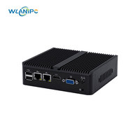 Mini PC industrial sin ventilador Linux Ubuntu/Win10 Pro N100, PC integrado con 2LAN, 2COM, 6USB, VGA HD, 2 salidas de video 4K, micro PC