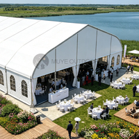 Tente de 1500 m² en structure aluminium, imperméable en PVC, ignifuge, résistante au vent, toutes saisons, pour marketing automobile, exposition, sport