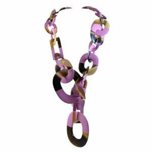 Minh Giang collar de cuerno Natural joyería de cuerno de búfalo para mujer moda superventas collar de cuerno de búfalo ámbar Color OEM - Product Image 4