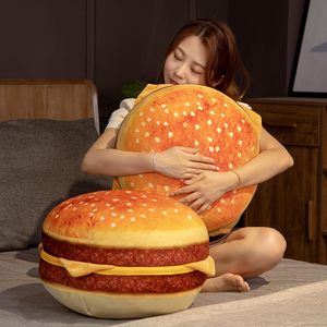Coussins et oreillers géants personnalisés en forme de cheeseburger, coussin en peluche doux en forme de hamburger pour la décoration intérieure et les textiles de maison - Product Image 5