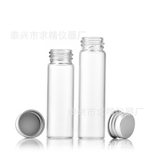 Seeking Excellence Glass Test Tubes 22mm Flat Bottom Screw Cap For Laboratory Use - Product Image 4