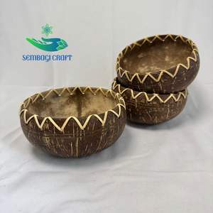 Cuenco de cáscara de coco natural para batidos veganos, comidas saludables y acabado de grado alimenticio seguro para vivir respetuoso con el medio ambiente - Product Image 6