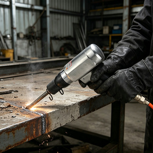 <span class=keywords><strong>Marteau</strong></span> <span class=keywords><strong>pneumatique</strong></span> <span class=keywords><strong>professionnel</strong></span> RUIYI OEM pour la sculpture sur pierre et la maçonnerie, faible consommation d'air, échappement inférieur, 0,1 M/min R-7361 - Product Image 2