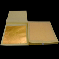Vente directe d'usine 9.33*9.3 cm chinois 24 k feuille d'or feuilles de métal dorure pour artisanat et église décorative