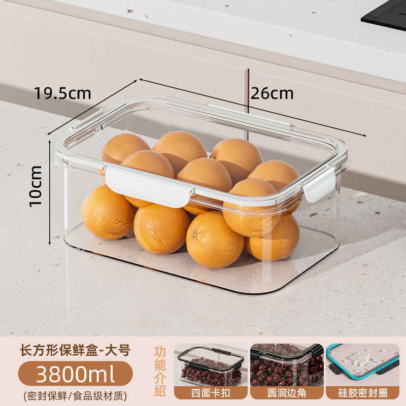 White Large Size 3800ml Transparent Thick