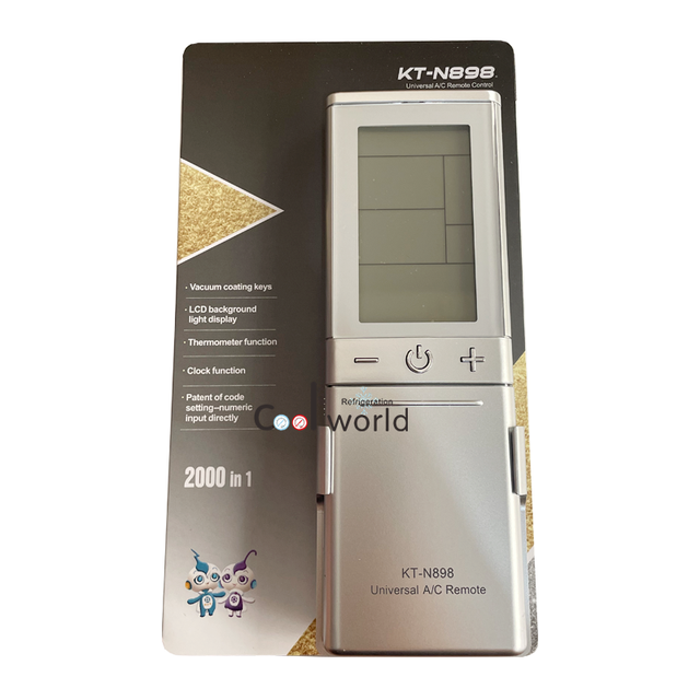KT-N898 Universal Air Conditioner A/C Remote Control With LCD Backlight