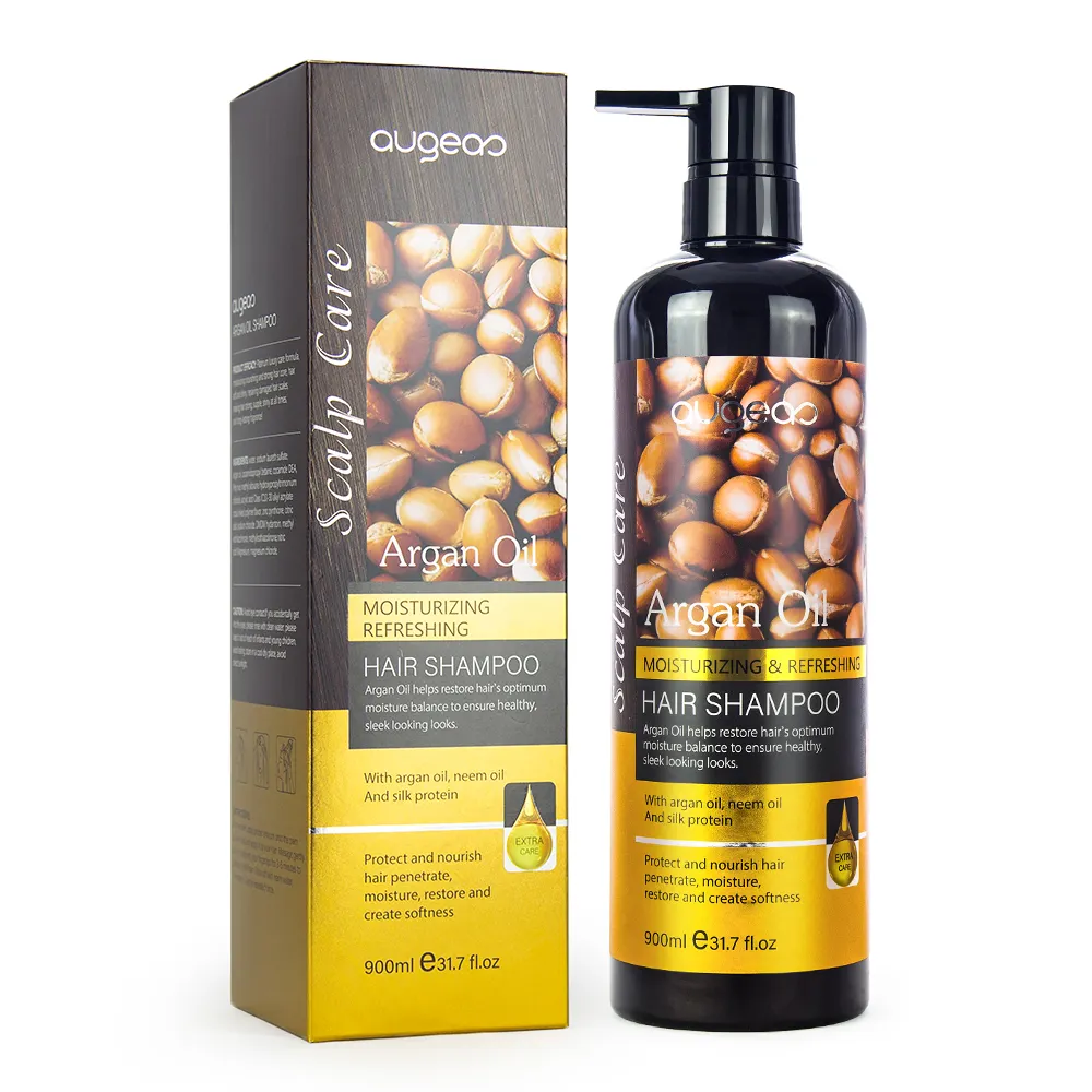 Groothandel Oem Gladmakende Hydraterende Natuurlijke Extensie Krullend Verzorgingsproducten Argan Olie Droog Haar Shampoo Voor Alle Haartypes