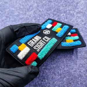 Parches de Chenilla Bordados Personalizados con Transferencia Térmica de TPU, Etiqueta 3D Impresa para Ropa - Product Image 3