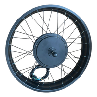 Kit de conversion moteur de moyeu de roue arrière pour Fatbike 48v 60v 72v 5000w Fatbike Fat Tire Super Electric Bike 24 26 20x4.0 Inch