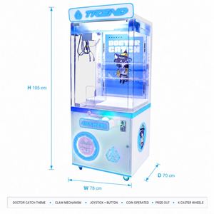Venta Directa de Fábrica: Nuevo Diseño de Máquina de Juego de Grúa de Garras de Metal con Monedas para Premios, Peluches y Juguetes para Centros de Juego - Product Image 2