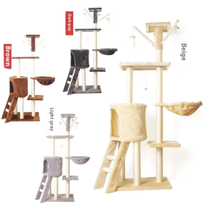 Praktischer Bestseller Haustier-Kondominium Natürlicher Sisal-Holz-Kratzmöbel-Kratzbaum Nachhaltiger Katzen-Turm & Kratzbaum Wolken-Kratzbaum - Product Image 3