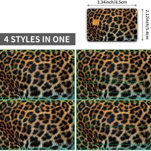 Pegatina Impermeable con Estampado Animal, Rectangular, de PVC, Decorativa, para Tarjetas de Crédito y Uso Bancario - Product Image 5