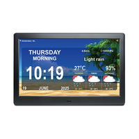 Pro 'S Smart 10 Inch Digitale Kalender Klok App Touch Geheugenverlies Alarm Groot Display Voor Alzheimer Dementie Bureauklok