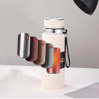 Thermos personnalisé en acier inoxydable 316, avec logo, à large ouverture, pour le sport et les voyages, isolation 12-24 heures, écologique, sans danger pour les aliments, grand format
