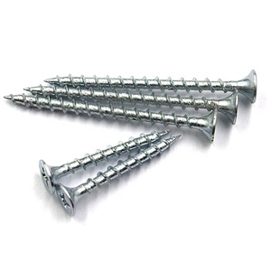 Vis à cloison sèche en gros d'usine, filetage grossier, zinguées blanches pour le bois - Product Image 2
