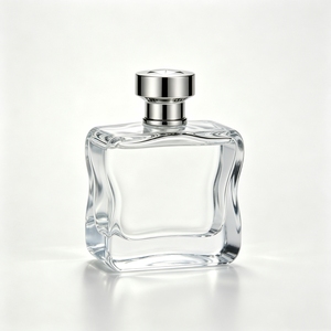 Wholesale US Stock Warehouse 100ml Square Luxury Designer Perfume Bottle EDP EDT Lasts 12h <b>Spray</b> Screw Cap Stainless Glass - Product Image 2